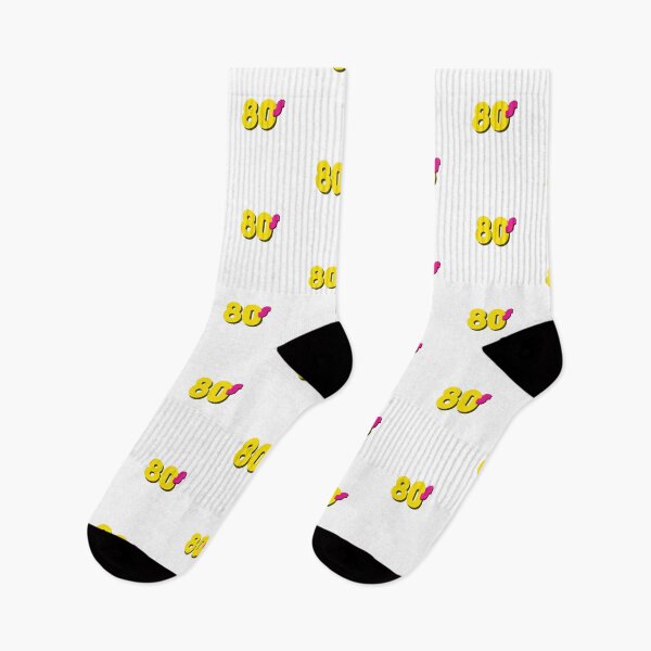 Item preview, 80's Retro Typography - Vibrant Yellow and Pink 1980s Aesthetic designed and sold by HBDStudio.