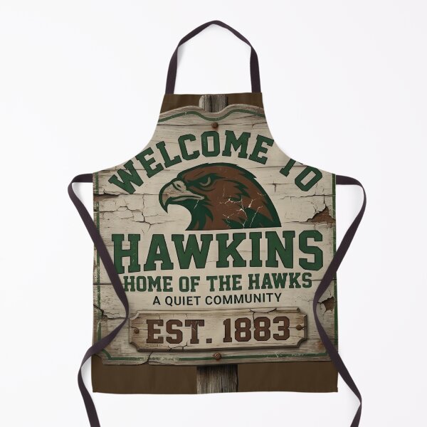 Item preview, Welcome to Hawkins Indiana - Vintage Rustic Sign Design designed and sold by WowDezign.