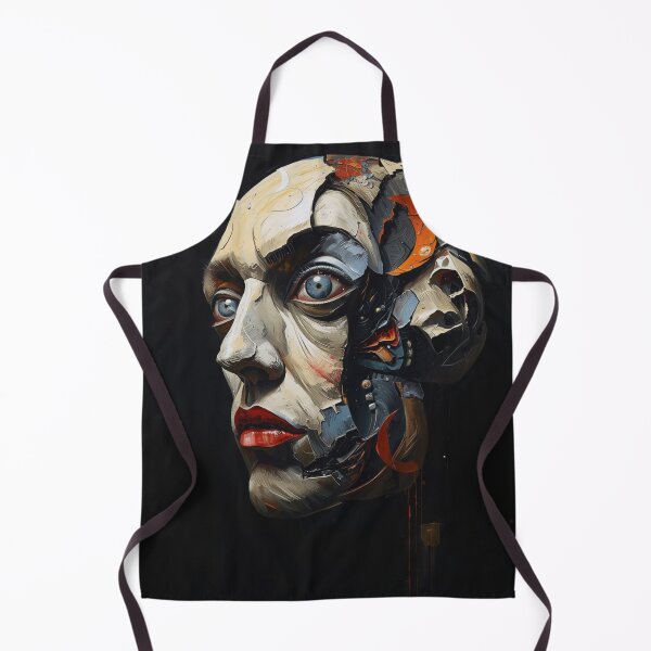 Item preview, Fragmented Face – Surrealist Portrait Contemporary Street Art designed and sold by PLUSHIWORLDtm.