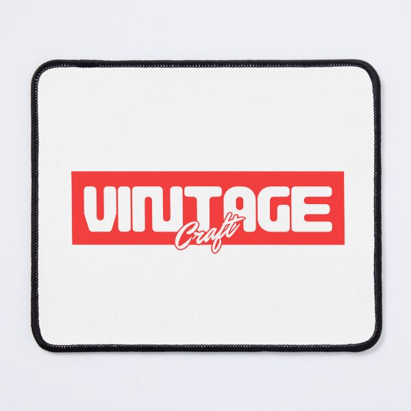 Item preview, Vintage Craft Bold Logo – Red & White Street Style Design designed and sold by ZisanArts.