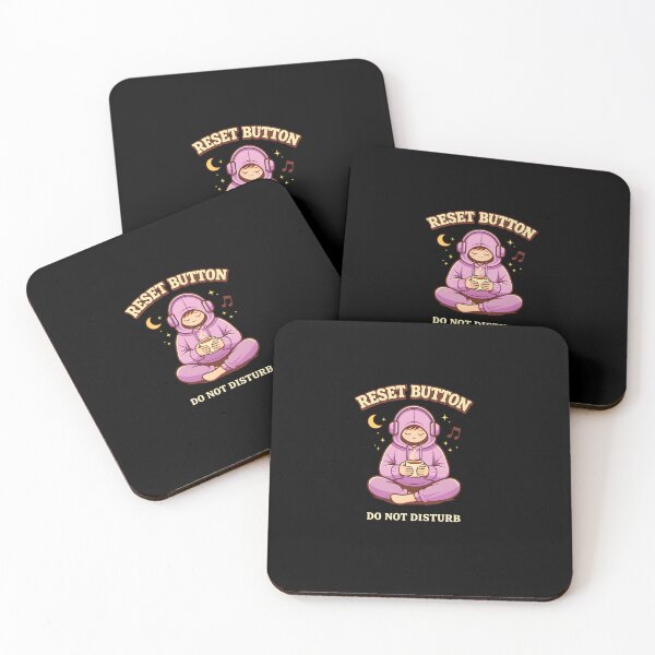 Item preview, Reset Button Do Not Disturb – Cozy Introvert Recharge Mood Design designed and sold by AdicretorDesign.