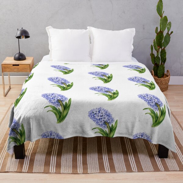 Item preview, Blue Hyacinth Botanical Flower Illustration designed and sold by t-patterns.