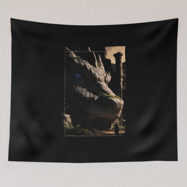 Item preview, Face The Dragon Hero's Journey Jungian Shadow Archetype Mythology Warrior Dark Fantasy Epic Poster designed and sold by TOTO GUYANA.