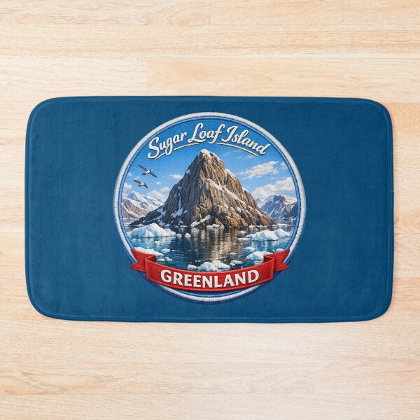 Item preview, Sugar Loaf Island, Greenland – Rocky island & icy water designed and sold by Girih.