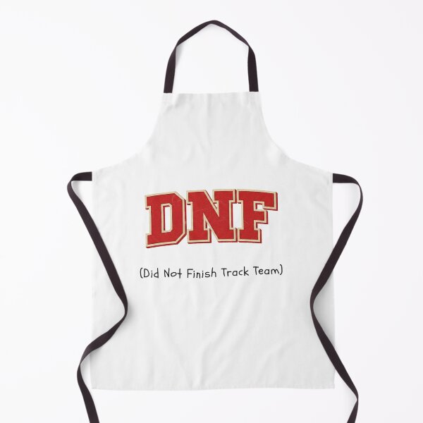 Item preview, Funny DNF Did Not Finish Track Team Vintage Collegiate Sports Humor designed and sold by The Red Lime.
