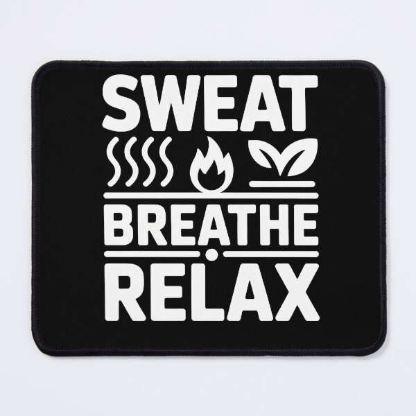 Item preview, Sauna Breathe Relax Wellness designed and sold by MooonTees.