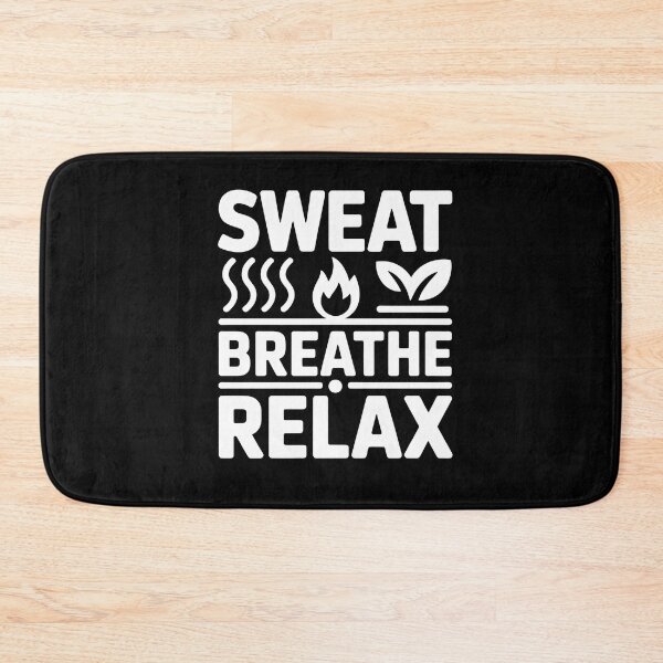 Item preview, Sauna Breathe Relax Wellness designed and sold by MooonTees.