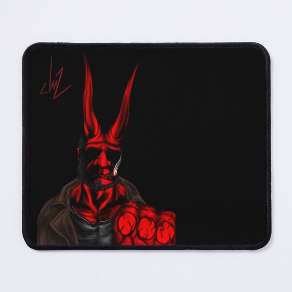 Item preview, Boy From Hell - fist (Hellboy) - with background  designed and sold by TheArtOfChaz.