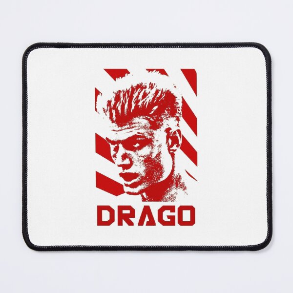 Item preview, Drago – Portrait graphique rouge  en style rétro designed and sold by Wawan35200.