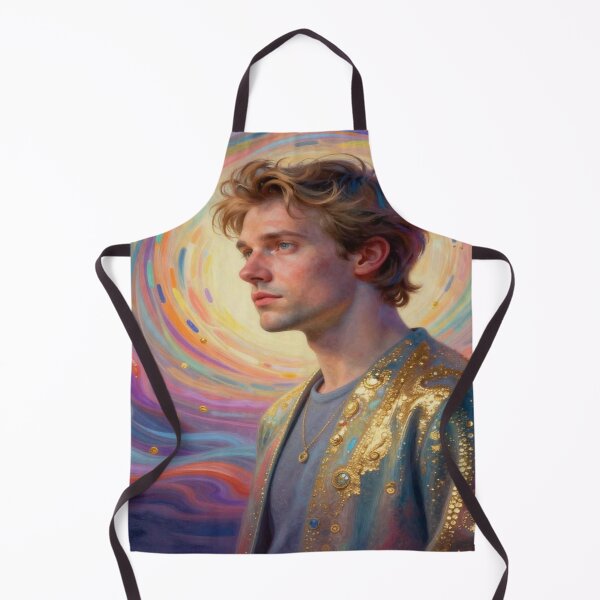 Item preview, Cosmic Portrait Art with Vibrant Colors and Radiant Modern Energy designed and sold by FotoworldEdel.