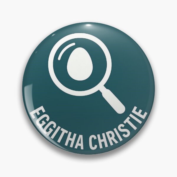 Item preview, Eggitha Christie Sticker designed and sold by AmyCattleya.