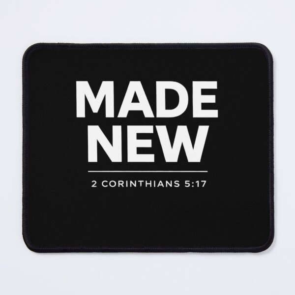 Item preview, Made New – 2 Corinthians 5:17 Christian Bible Verse Design designed and sold by astersgraphics.