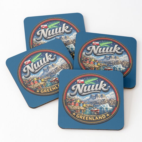 Item preview, Nuuk, Greenland – Northern Lights & Coastal Town designed and sold by Girih.