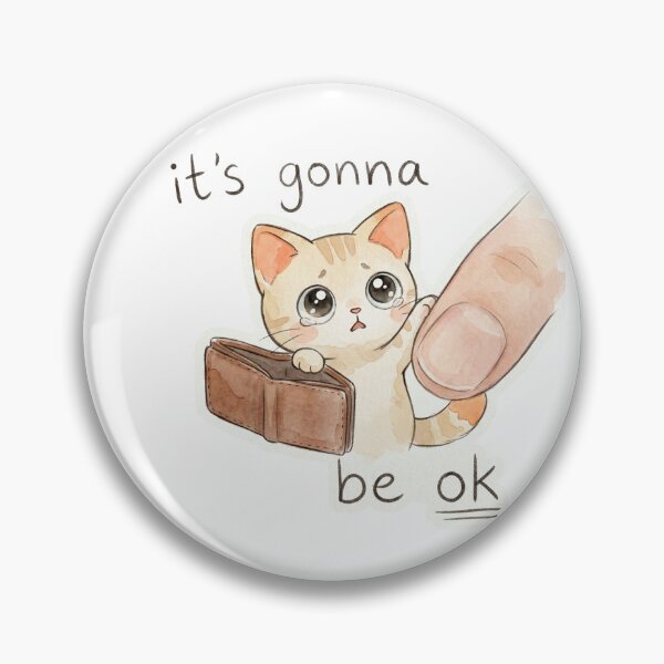 Item preview, Comforting Kitten - It’s Gonna Be Okay designed and sold by ahabboud.
