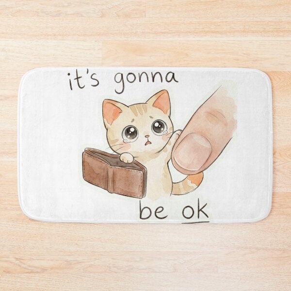 Item preview, Comforting Kitten - It’s Gonna Be Okay designed and sold by ahabboud.