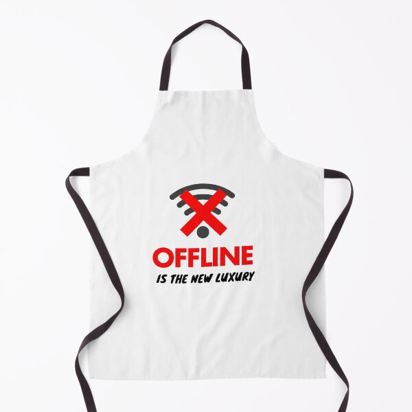 Item preview, Funny Offline Is The New Luxury Digital Detox Wi-Fi Humor Art designed and sold by The Red Lime.