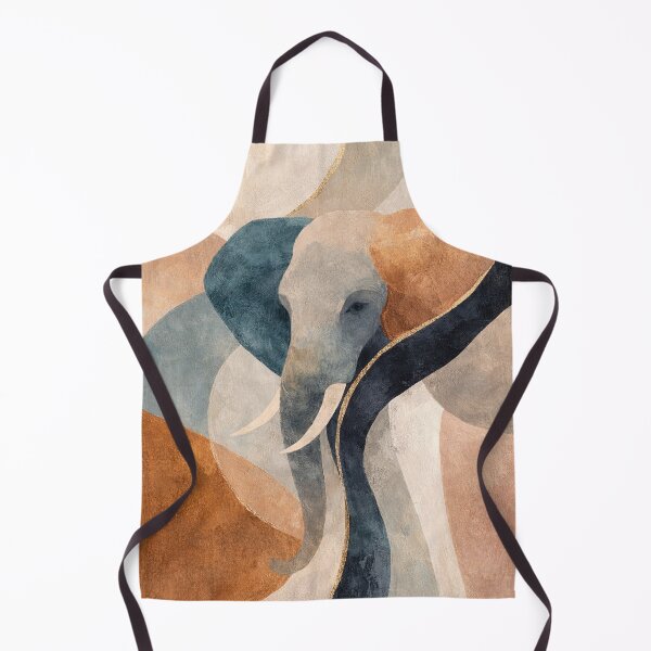 Item preview, Abstract Elephant Art – Contemporary Organic Luxury Wall Decor designed and sold by DrizzyV.