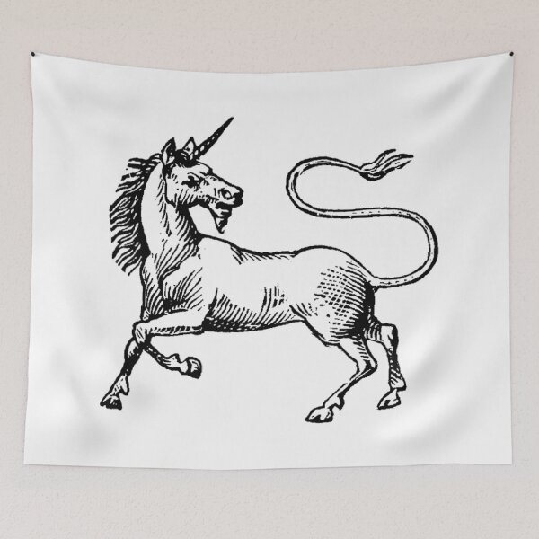Item preview, Vintage Unicorn Woodcut Illustration  designed and sold by HawthorneFlame.