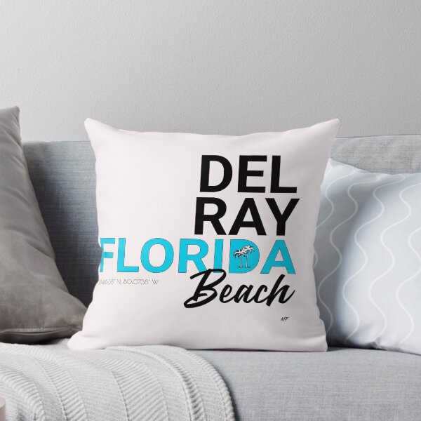 Item preview, Delray Beach Florida White T shirt  designed and sold by LifeisgoodMF.