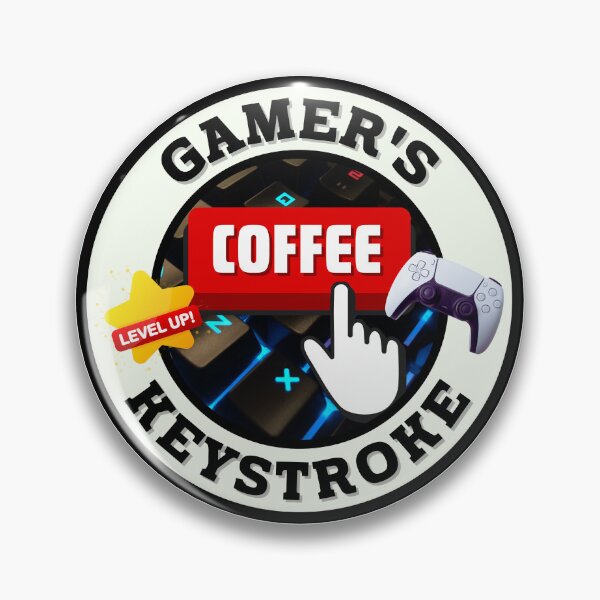 Item preview, A COFFEE Keystroke for a Hardcore Gamer. designed and sold by MPC-Mince-Pies.