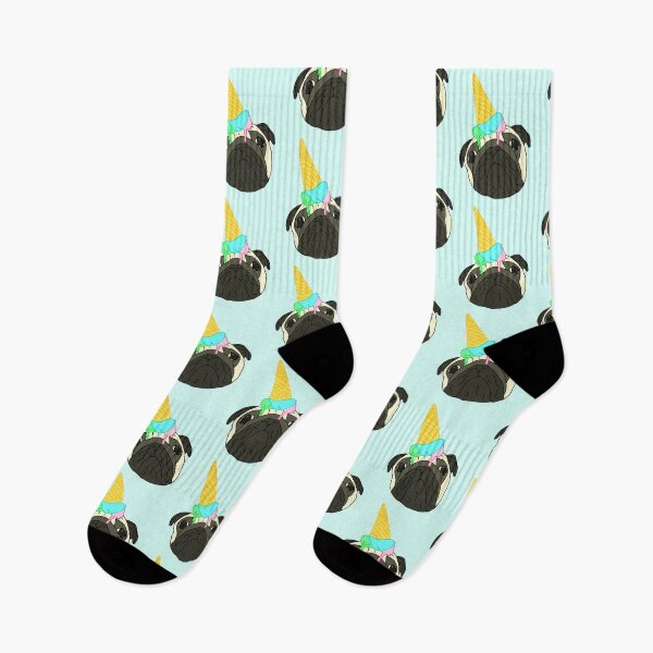 Item preview, dropped ice cream pug designed and sold by FandomizedRose.