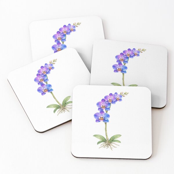 Item preview, Purple Orchid Botanical Flower Art designed and sold by t-patterns.