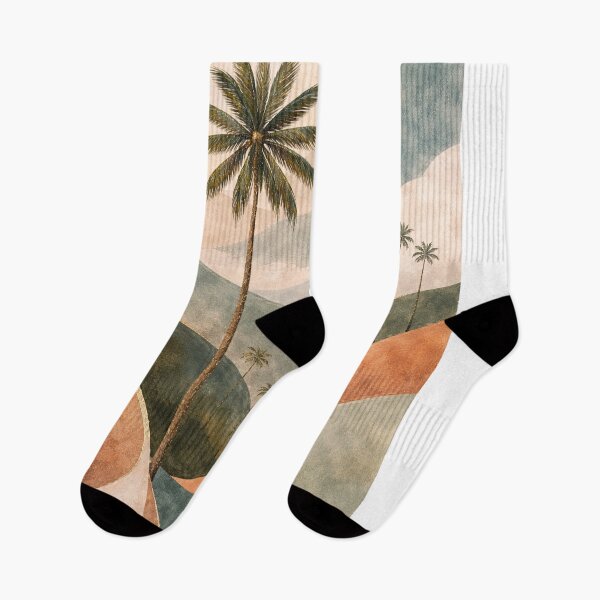 Item preview, Cocora Valley Palm Abstract – Modern Colombian Landscape Art designed and sold by DrizzyV.