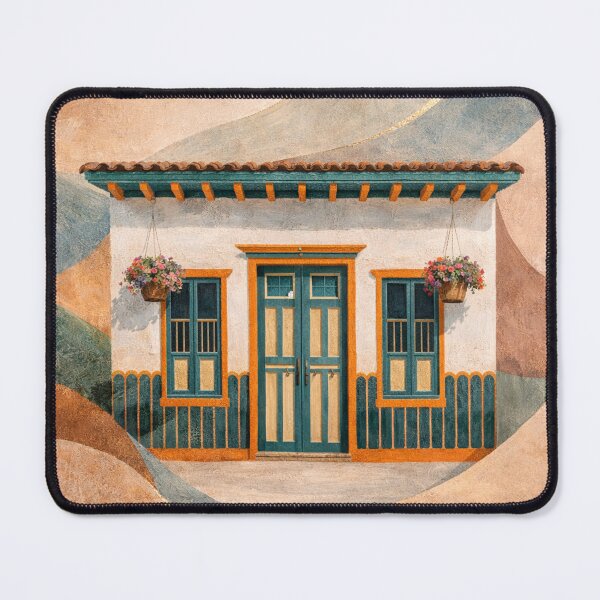 Item preview, Salento Colonial Facade – Contemporary Abstract Architecture Print designed and sold by DrizzyV.