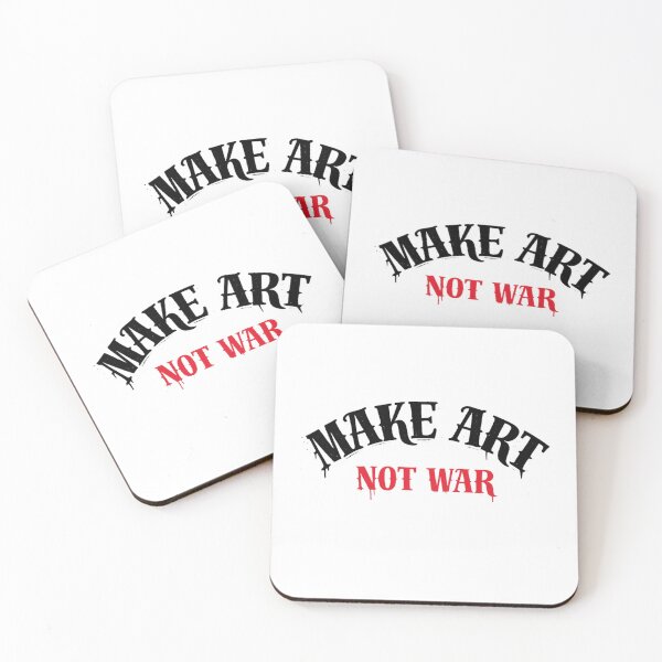Item preview, Make Art Not War – Urban Graffiti Statement Design designed and sold by ArtByMuneer.