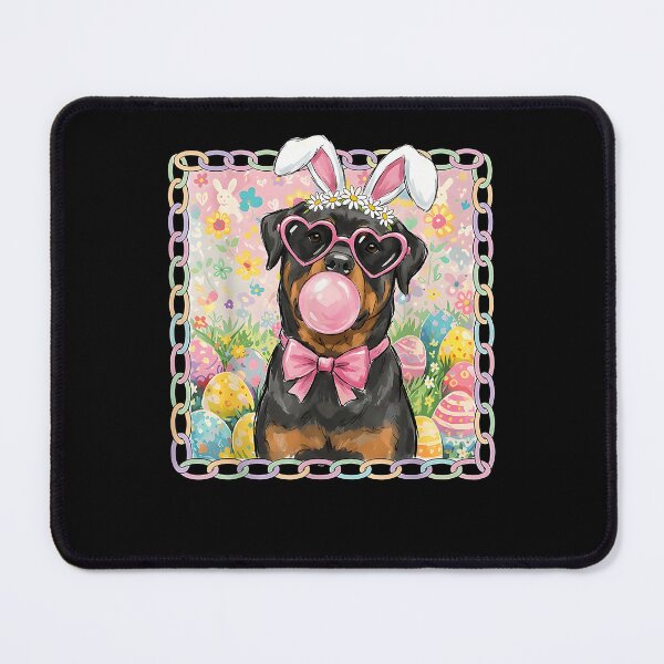 Item preview, Easter Dog Bunny Ears Funny Rottweiler Easter Bunny Dog designed and sold by Boutkimaewab.