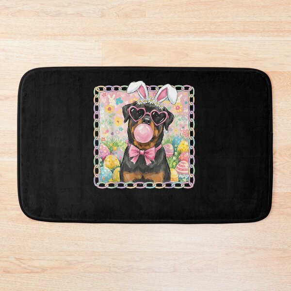 Item preview, Easter Dog Bunny Ears Funny Rottweiler Easter Bunny Dog designed and sold by Boutkimaewab.