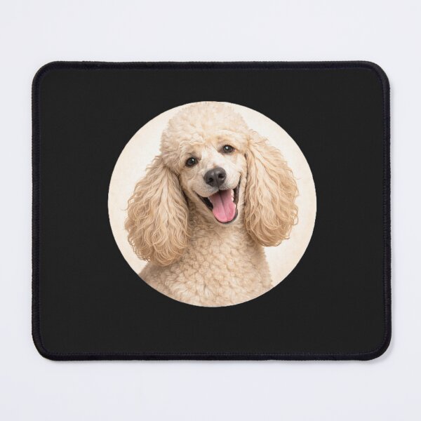 Item preview, Standard Poodle Elegance – Realistic Dog Circle Art designed and sold by TheJoyfulPen.