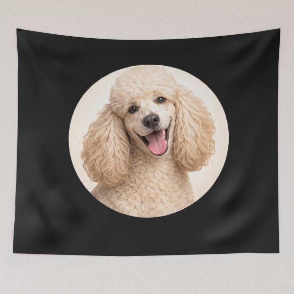 Artikelvorschau, Standardpudel-Eleganz – Realistische Hunde-Kreiskunst entworfen und verkauft von TheJoyfulPen.