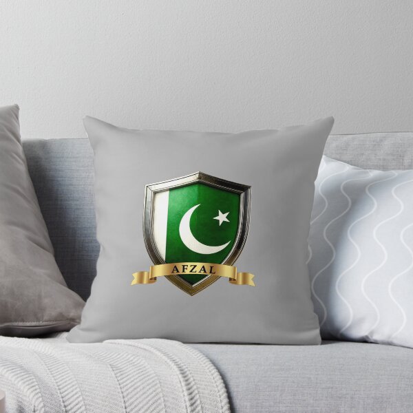 Artikelvorschau, Afzal Pakistan Heraldic Name Shield entworfen und verkauft von Highlandkings.