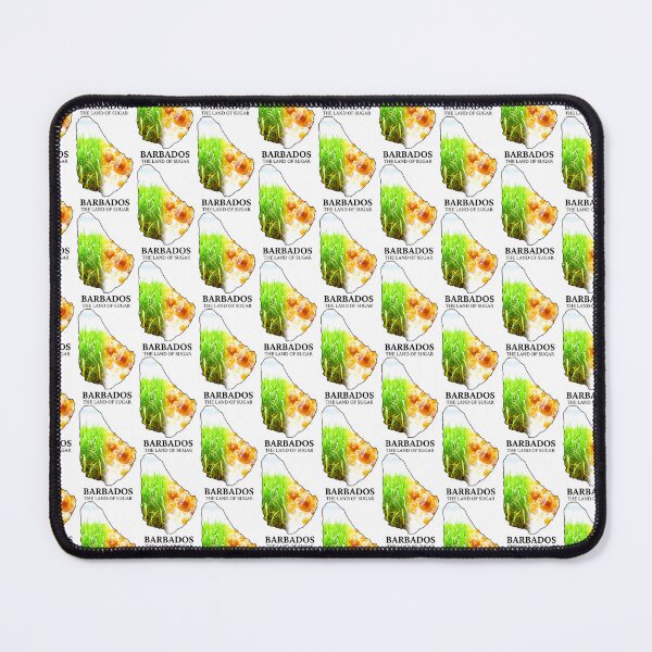 Item preview, Barbados Map The Land of Sugar and Island Heritage Art designed and sold by AbulailArt.