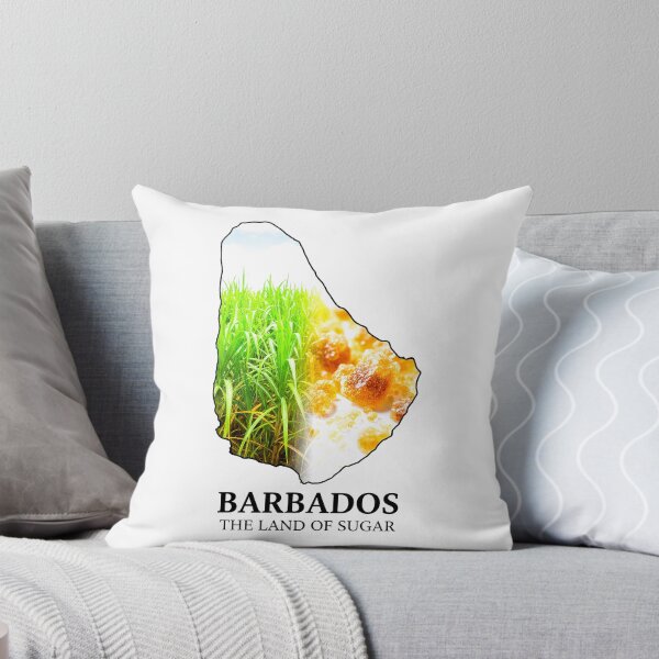 Item preview, Barbados Map The Land of Sugar and Island Heritage Art designed and sold by AbulailArt.