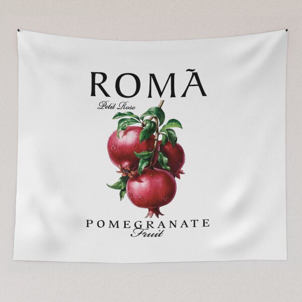 Artikelvorschau, Italienische Roma-Granatapfel-Illustration im Vintage-Stil – Klassische botanische Kunst entworfen und verkauft von Krasnovaovaova.