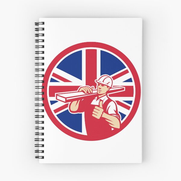 Item preview, British Lumber Yard Worker Union Jack Flag Icon designed and sold by patrimonio.