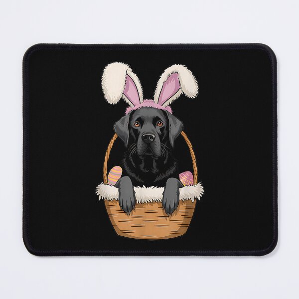 Item preview, Cute Black Labrador Retriever Easter Bunny Dog Lover for Men Women Kids designed and sold by Boutkimaewab.