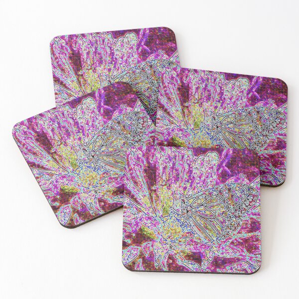 Item preview, butterfly illusionistic art designed and sold by Wolkenleserin.