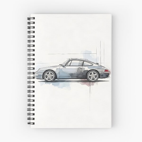 Item preview, Porsche 911 (993) Watercolor Art Poster designed and sold by Motorline44.