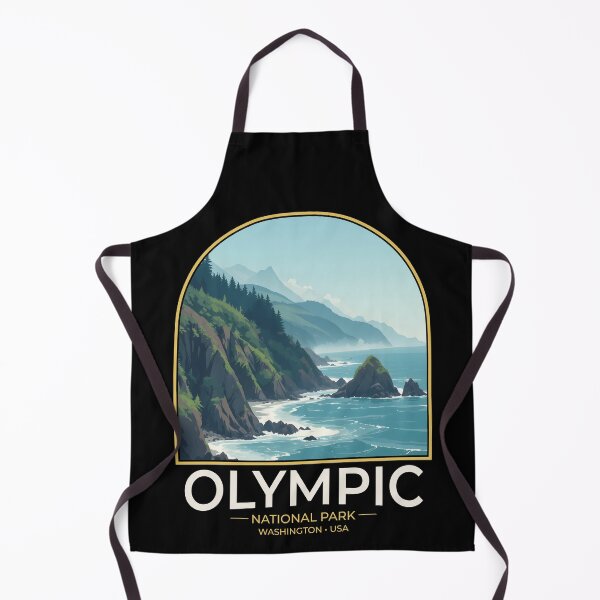 Item preview, Olympic National Park – Forest USA Poster Nature Landscape designed and sold by wildexperience.