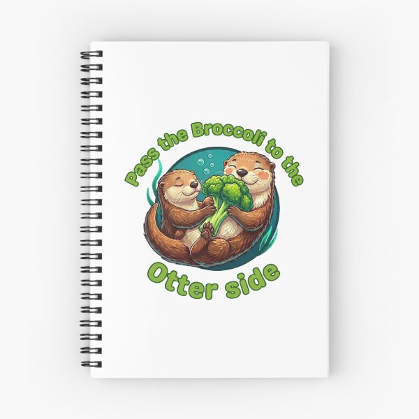 Item preview, Pass the Broccoli to the Otter Side Cute Pun designed and sold by Feazy.