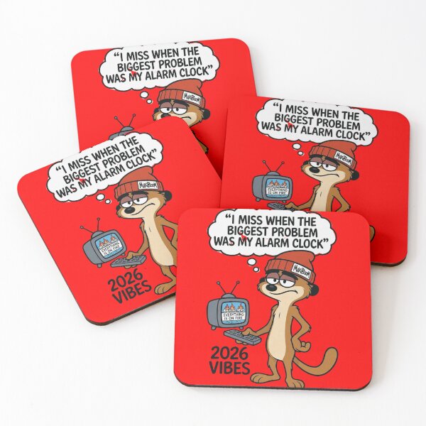 Item preview, 2026 Vibes - Stressed Meerkat Everything Is On Fire Meme designed and sold by mAXiBoOM.