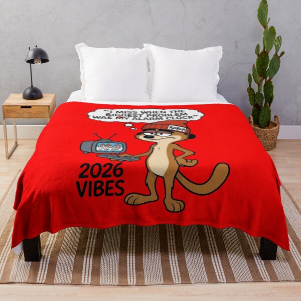 Item preview, 2026 Vibes - Stressed Meerkat Everything Is On Fire Meme designed and sold by mAXiBoOM.