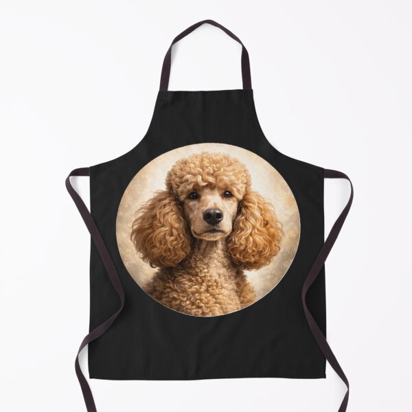 Item preview, Standard Poodle Elegance – Realistic Dog Circle Art designed and sold by TheJoyfulPen.