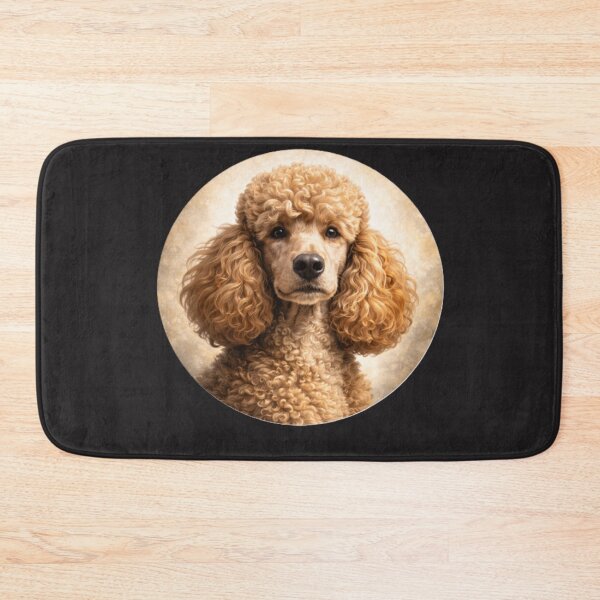 Item preview, Standard Poodle Elegance – Realistic Dog Circle Art designed and sold by TheJoyfulPen.