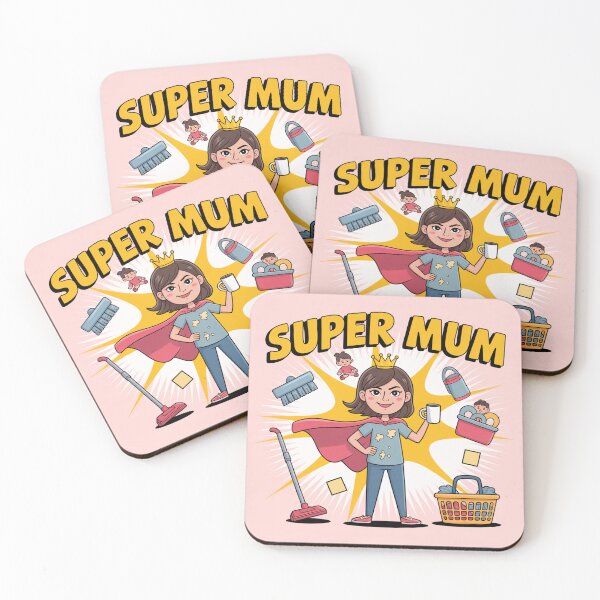Item preview, Super Mum Superhero | Funny Mother's Day designed and sold by Midnight Veil Designs.