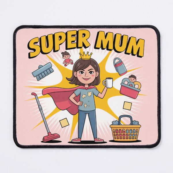 Item preview, Super Mum Superhero | Funny Mother's Day designed and sold by Midnight Veil Designs.