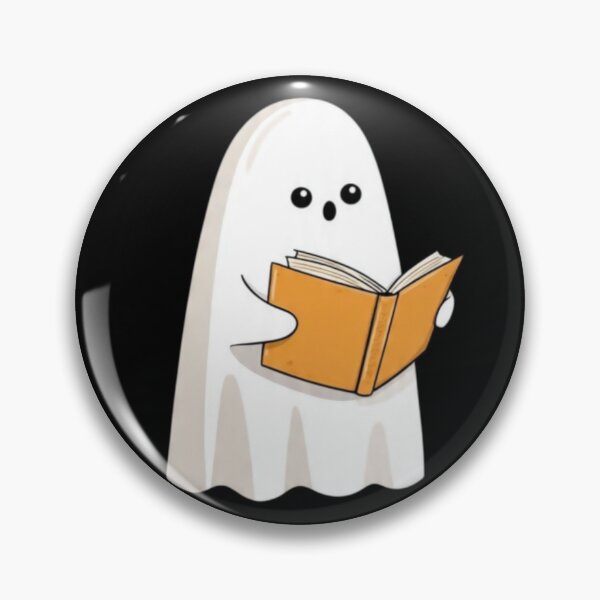 Item preview, Funny Reading Ghost - Cute Spooky Book Lover Aesthetic designed and sold by Tw1nsAIArt.